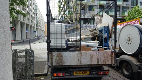 Recycling bins and eco-friendly waste collection