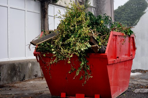 Local transfer station with recycling vehicles